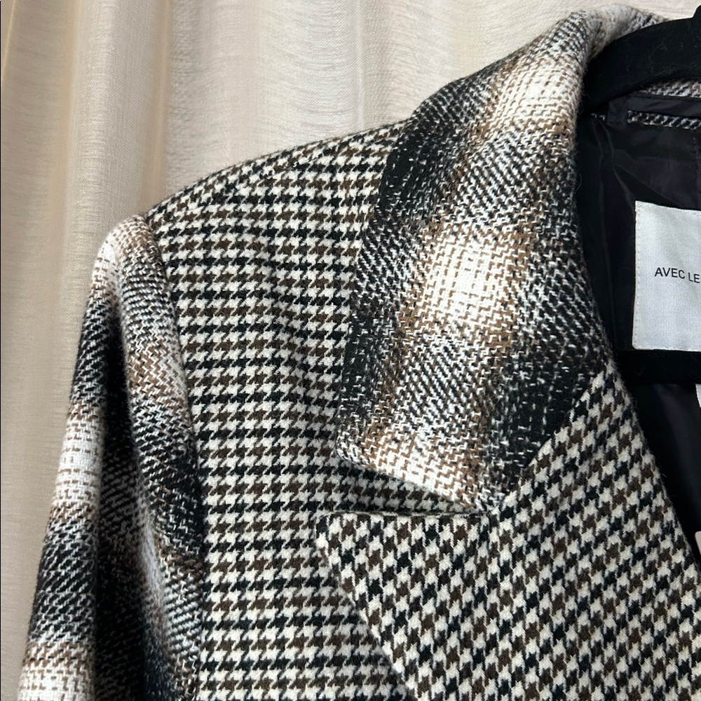 Avec Les Filles double breasted jacket, NWT, L